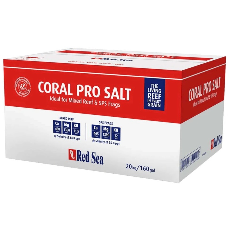 Red Sea Coral Pro Salt 20kg Refill Box 600ltr