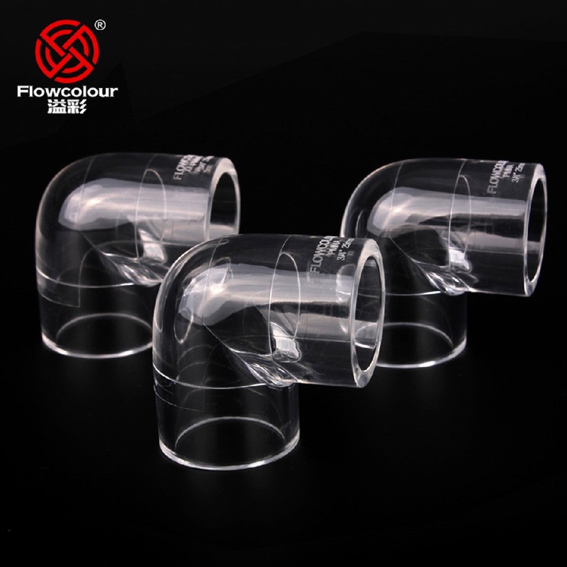 Sanking Plumbing Clear Din Acrylic 90 Degree Elbow 20mm