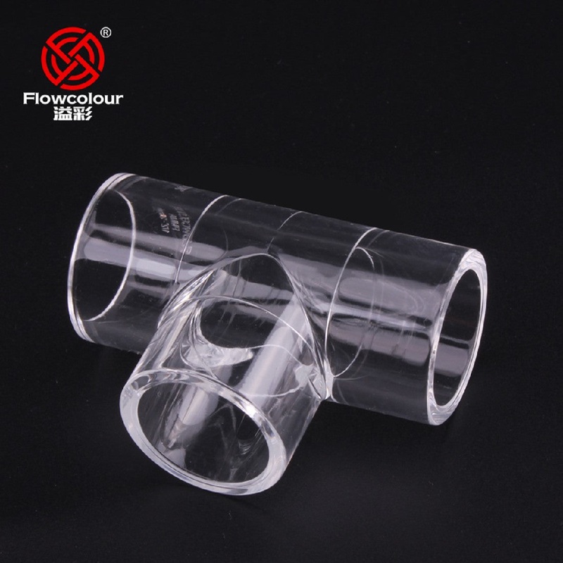 Sanking Plumbing Clear Din Acrylic Tee Sxsxs 20mm