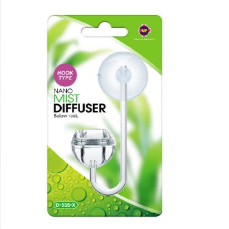 Up Aqua Acrylic Nano Mist Co2 Diffuser (hook Type D535x)