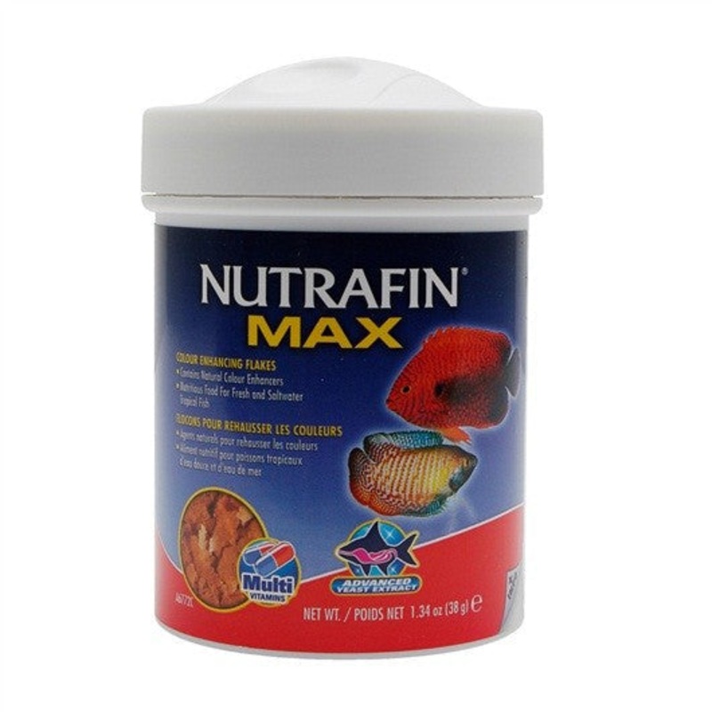 Nutrafin Max Tropical Color Enhanching Flakes 38g