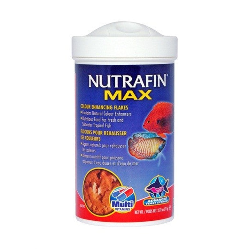 Nutrafin Max Tropical Color Enhanching Flakes 77g