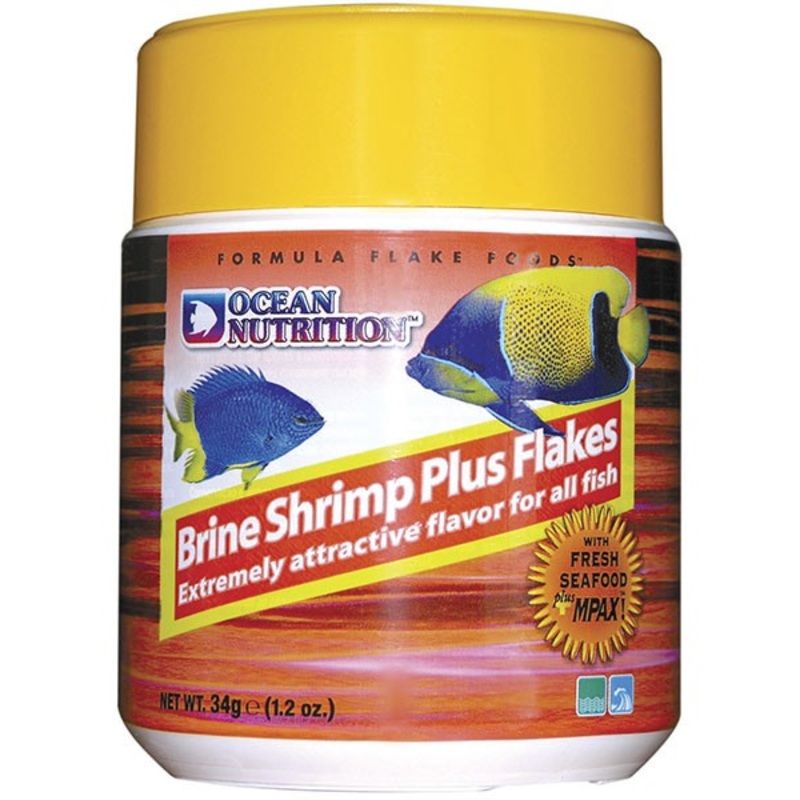 Ocean Nutrition Brine Shrimp Plus Flakes 34g