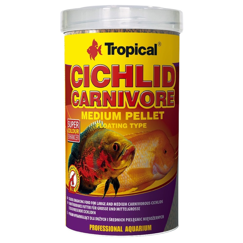 Tropical Cichlid Carnivore Medium Pellet Floating 180g