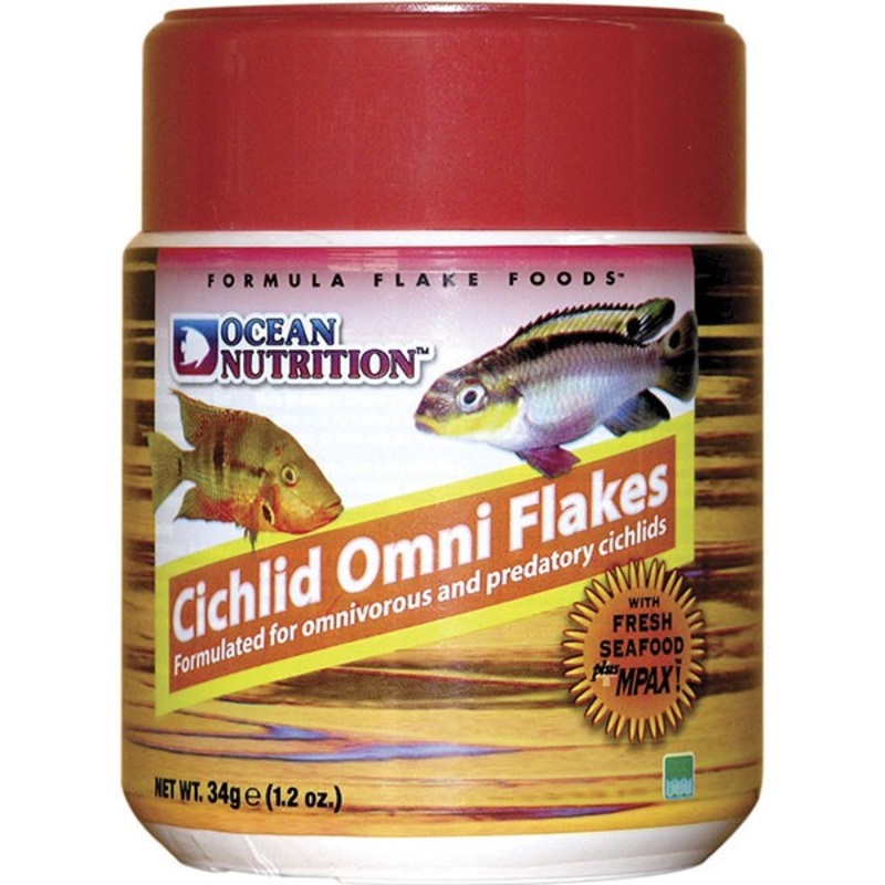 Ocean Nutrition Cichlid Omni Flakes 34g