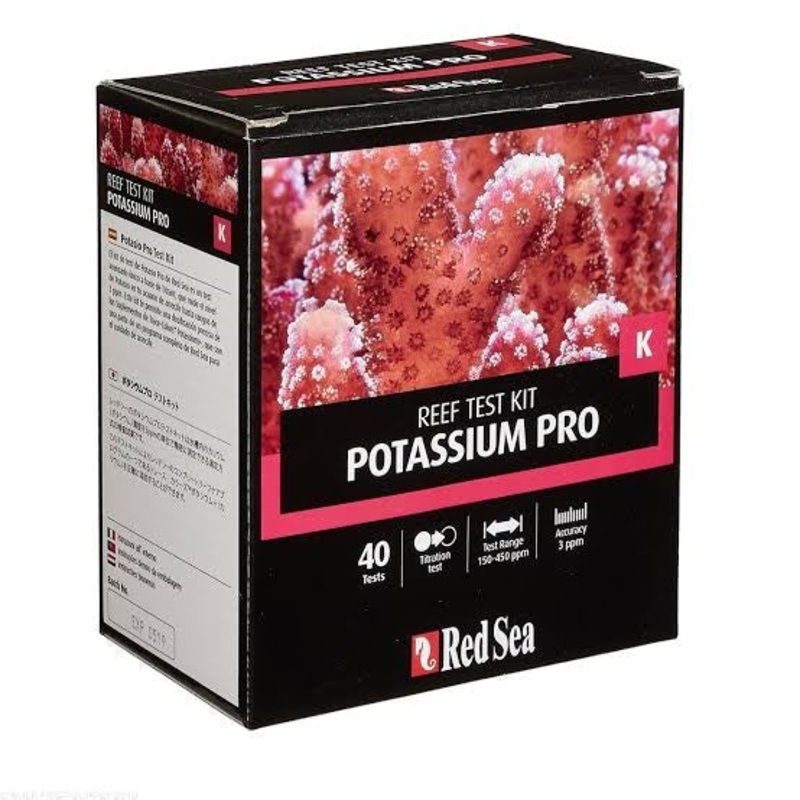 Red Sea Reef Test Kit Potassium Pro 40 Tests