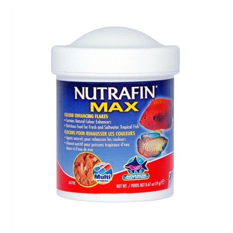 Nutrafin Max Tropical Color Enhancing Flakes 19g