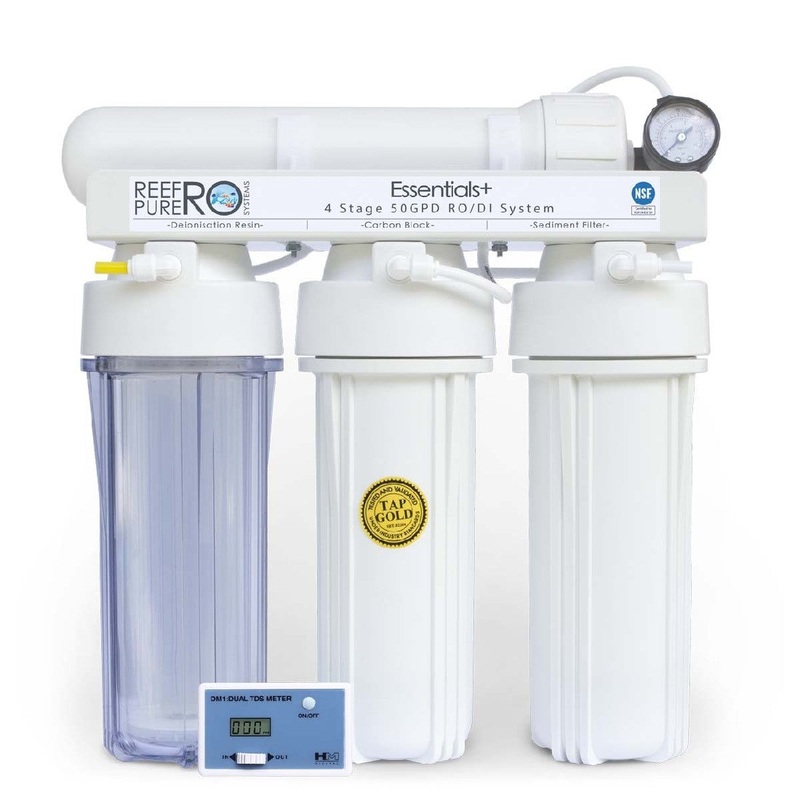 Reef Pure 4 Stage 50gpd Essentials+ Ro/di System