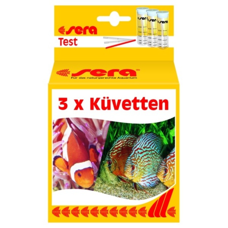 Sera 3 X Kuvetten (glass Test Vials)