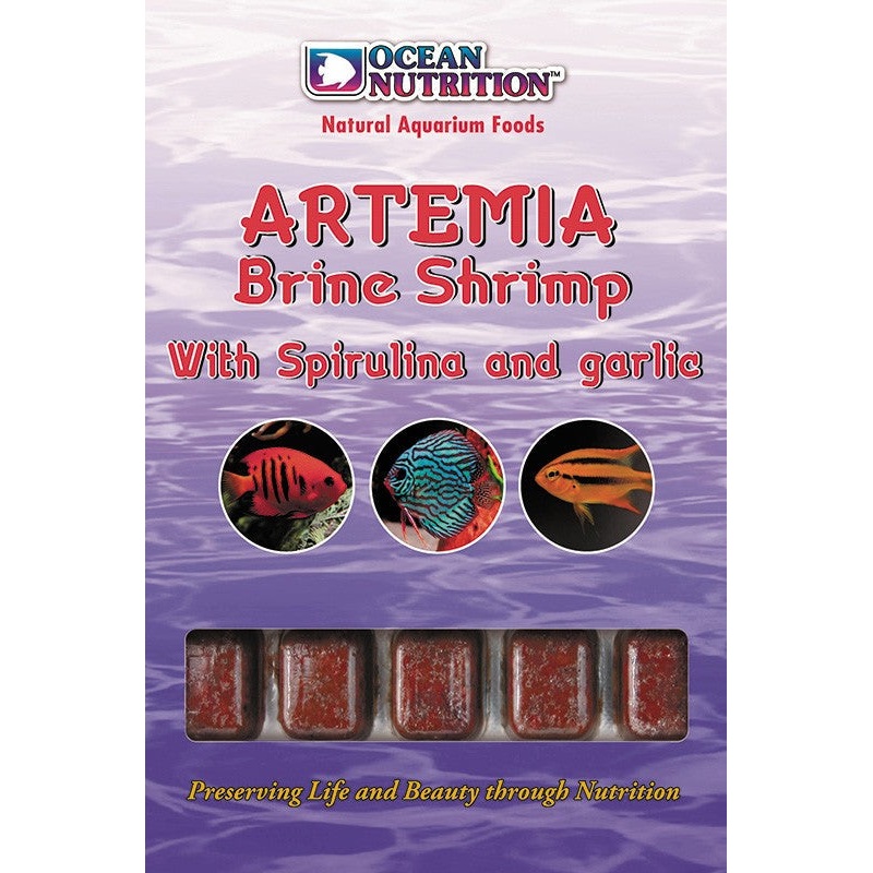 Ocean Nutrition Artemia Brine Shrimp With Spirulina And Garlic