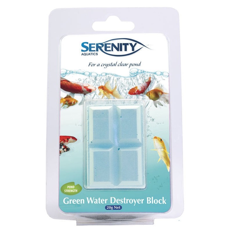 Serenity Green Water Destroyer Block Pond 20g