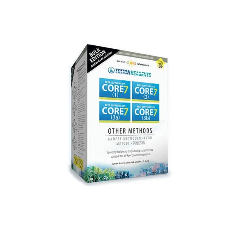 Triton Reef Supplements Core 7 Bulk Editions (1, 2, 3a, 3b) 4 X 4l