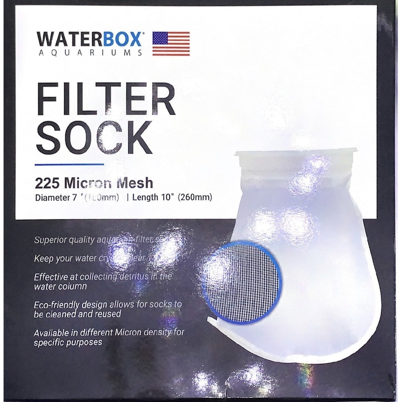 Waterbox Aquariums Filter Sock 7" (180mm) 225 Micron Mesh