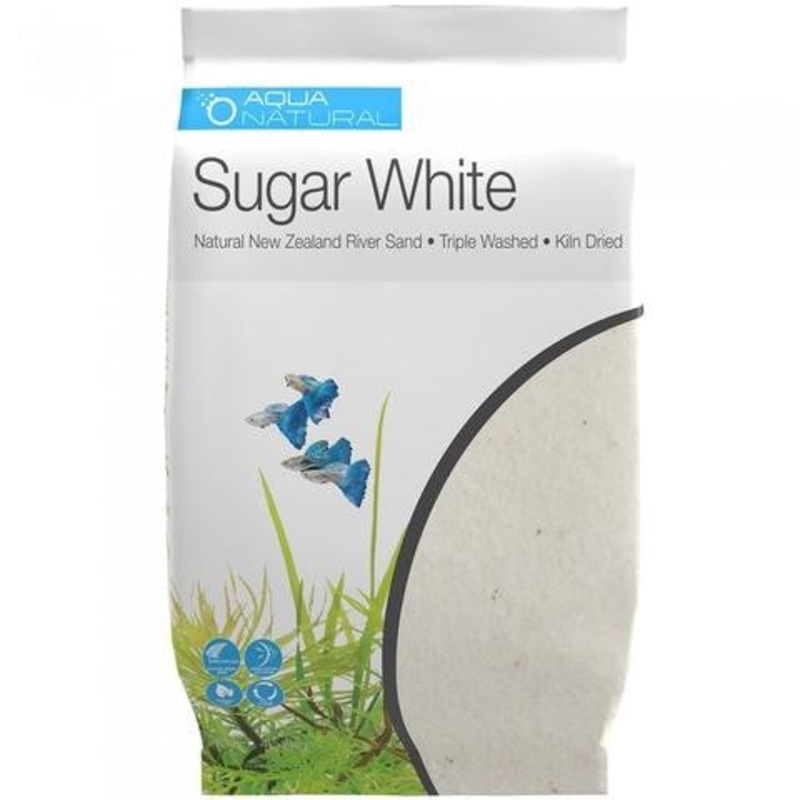 Pisces Sugar White Aquarium Sand (4.5kg)