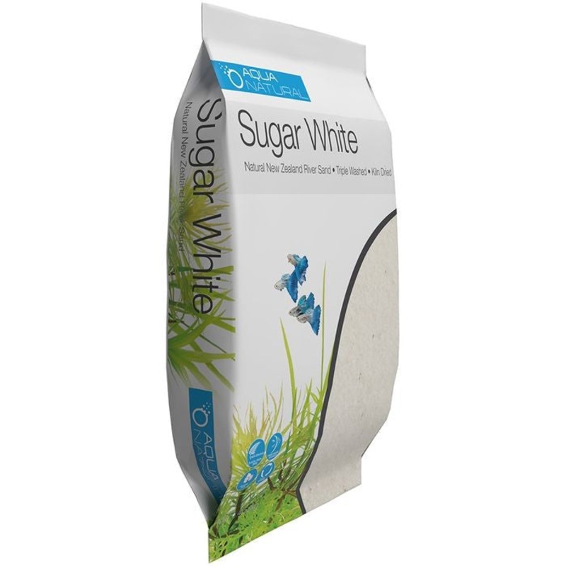 Pisces Sugar White Aquarium Sand (9kg)