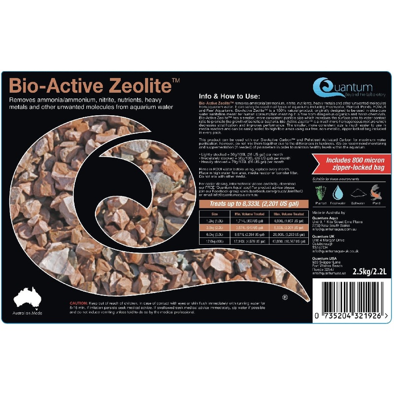 Quantum Bio Active Zeolite 2.5kg