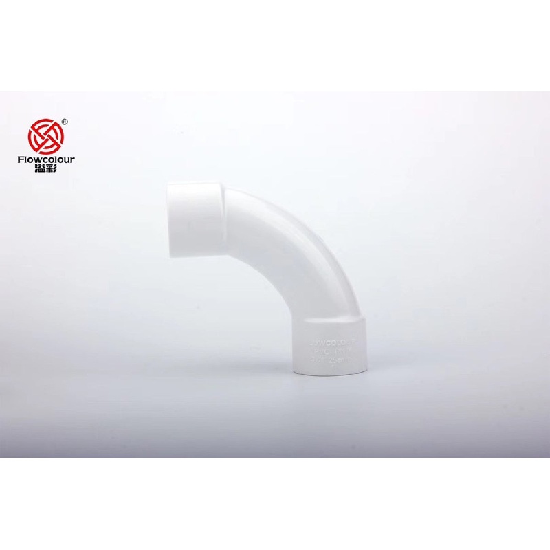 Sanking Plumbing White Din 90 Degree Crescent Moon Elbow 20mm