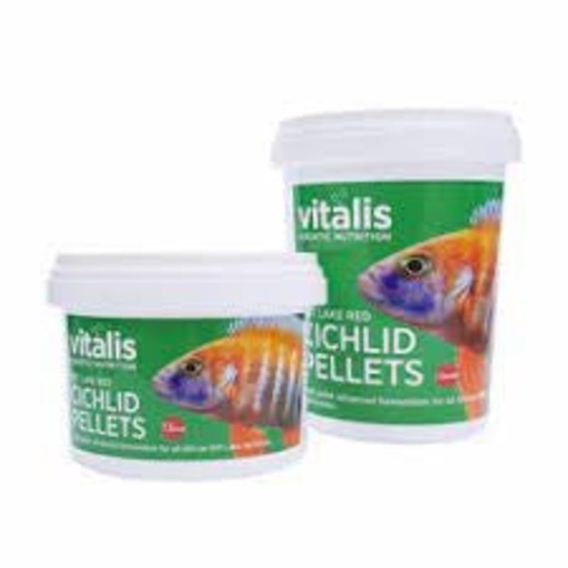 Vitalis Aquatic Nutrition Cichlid Carnivore (red) Rift Lake Pellet 1.5mm 140g
