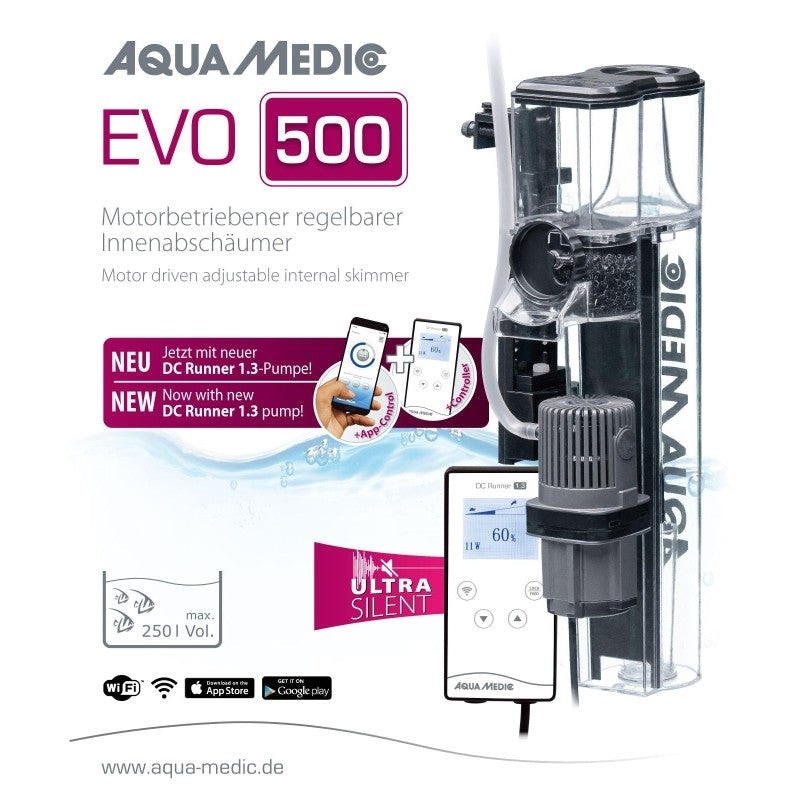Aqua Medic Evo 500 Internal Skimmer Dc 1.3 Version