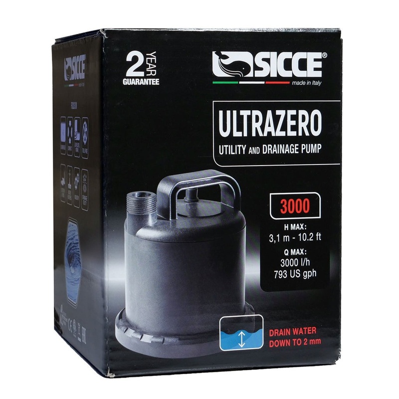 Sicce Ultra Zero Utility Pump 3000l/ph