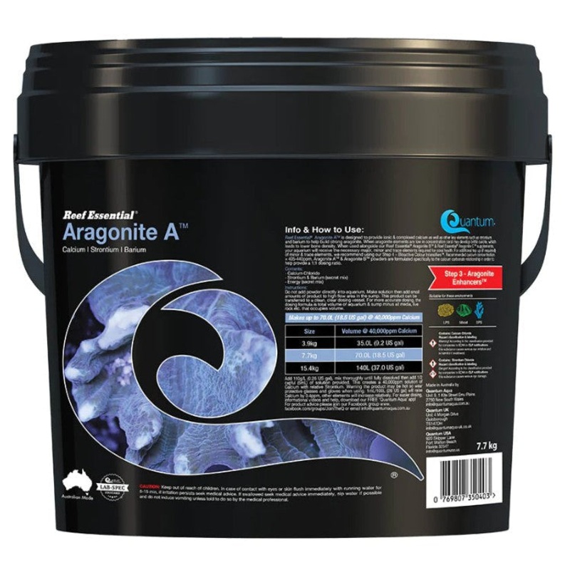 Quantum Reef Essential Aragonite A Powder 15.4kg