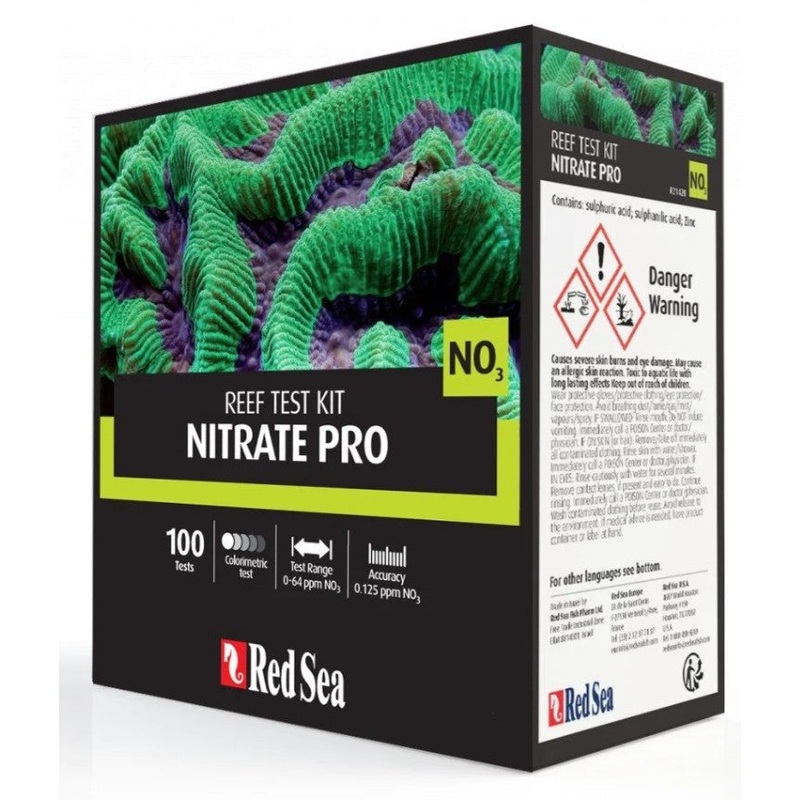 Red Sea Nitrate Pro Testing Kit - 100 Tests