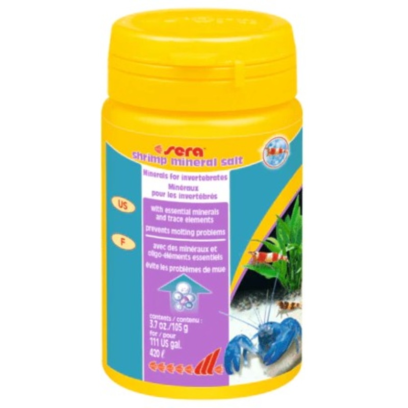 Sera Shrimp Mineral Salt 105g