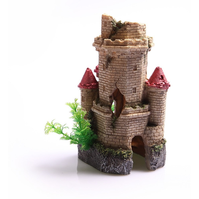 Aqua One Ornament Crumbling Underwater Tower 14x12.5x22.5cm (36861)
