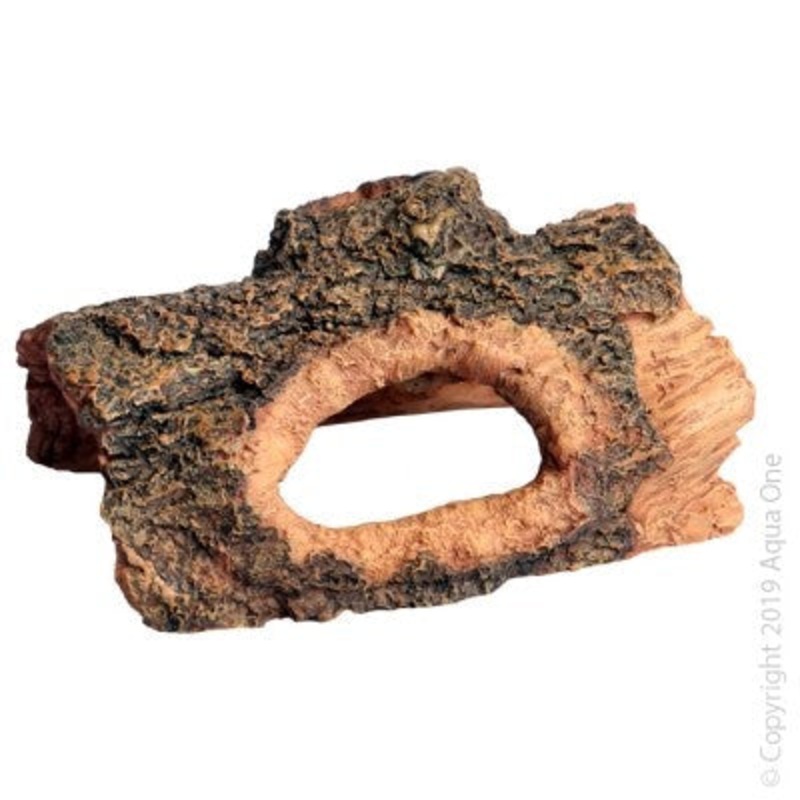 Aqua One Ornament Half Log 14x10x7cmh (37892)
