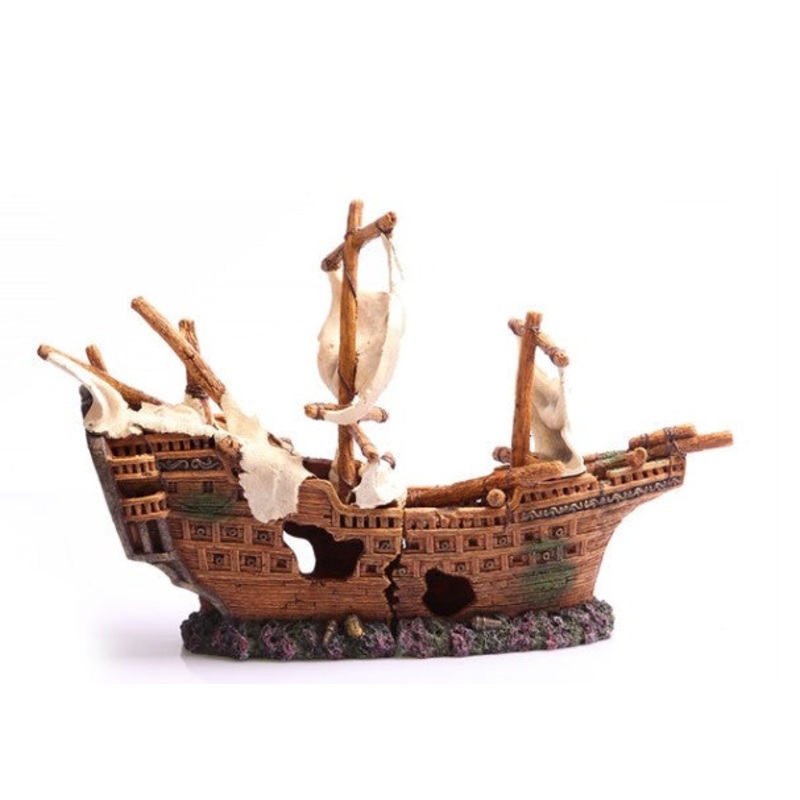 Aqua One Ornament Shipwreck Gallon (2pcs) 54x17.5x34cm (37159)