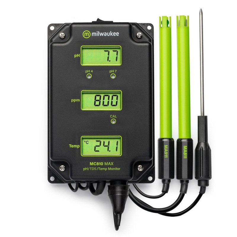 Milwaukee Instruments Mc810 Max Ph/tds/temp Monitor