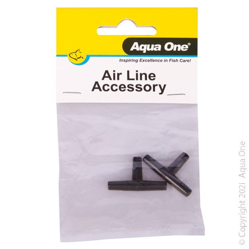 Aqua One Air Line Accessory T Piece 2pk (10468)