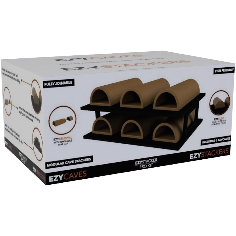 Ezyaqua Ezycave Ezy Stacker Pro Kit - D Shape - Light Brown