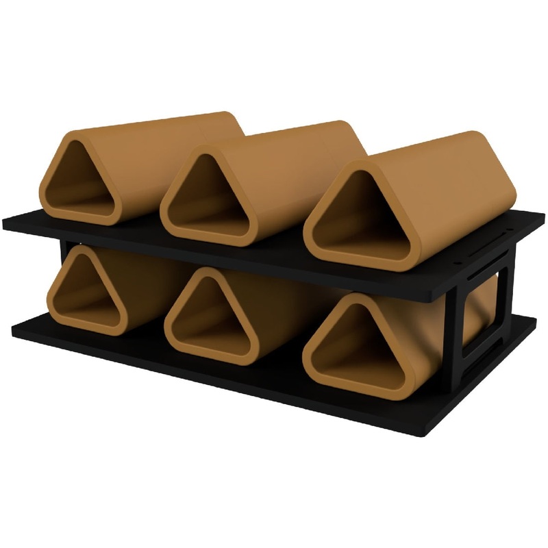 Ezyaqua Ezycave Ezy Stacker Pro Kit - Triangle - Light Brown