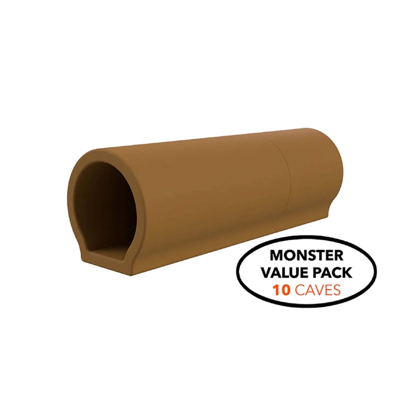 Ezyaqua Ezycave Ezycave Value 10 Pack - Light Brown / Round