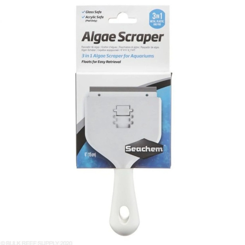 Seachem 3 en 1 Grattoir  Algues - 6 - Nettoyage efficace pour aquariums