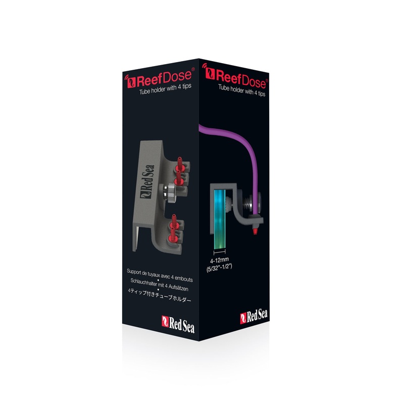 ReefDose 4 Tube Holder (incl. Tips)  Support de Tubes de Dosage Prcis pour Aquariums Rcifaux