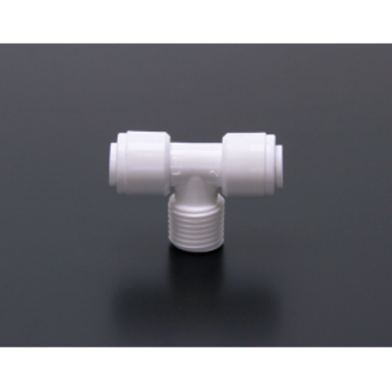 THREADED T 1/4" THREAD 2 TUBES 1/4"