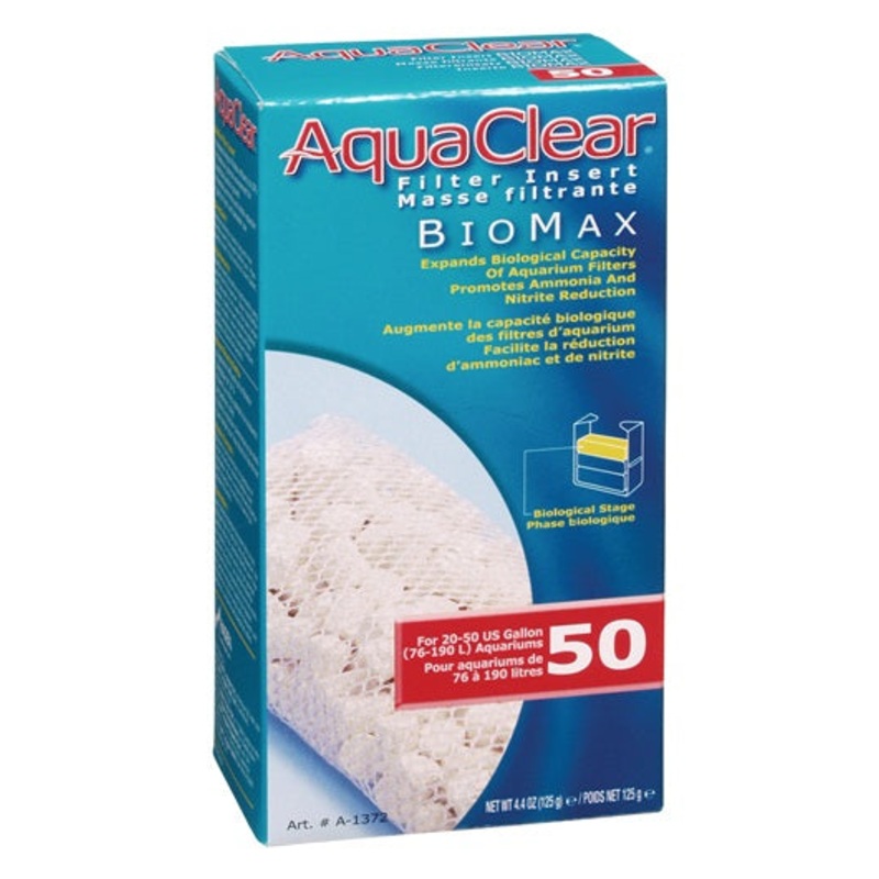 AquaClear Masse filtrante Bio Max pour 50-200, 125 g (4,4 oz)