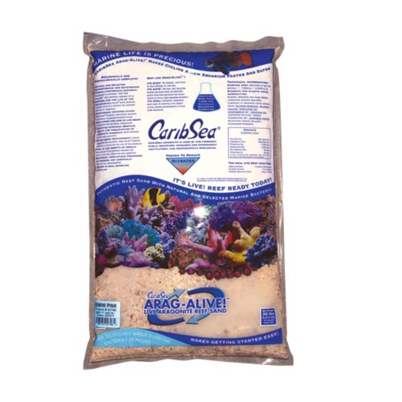 CaribSea Arag-Alive! Bimini Pink - 20 lb