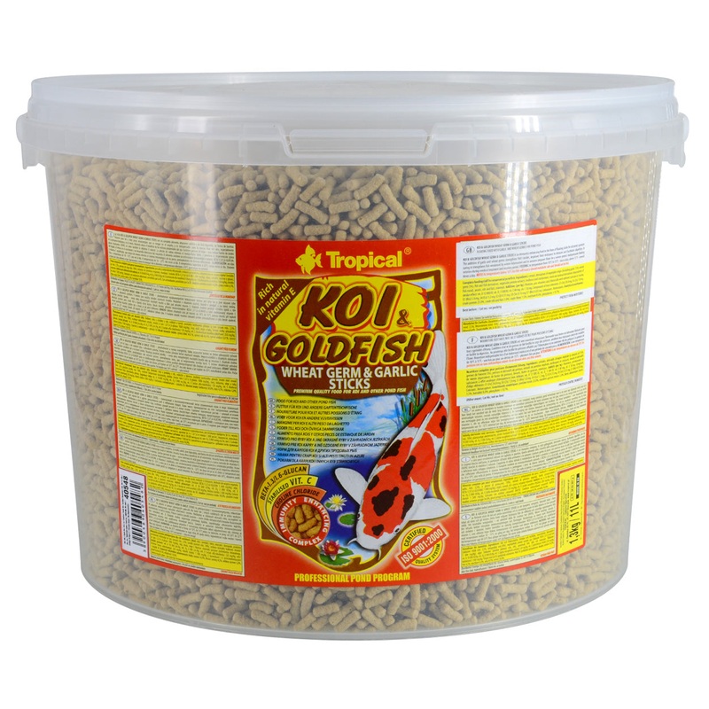 Koi & Goldfish Wheat Germ & Garlic Sticks - 900g