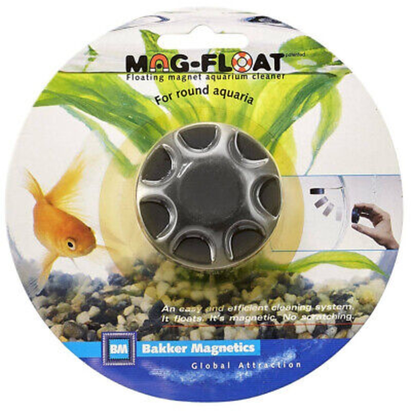 Mag-Float 20 Round  Nettoyeur Magntique Flottant pour Aquariums en Verre Rond