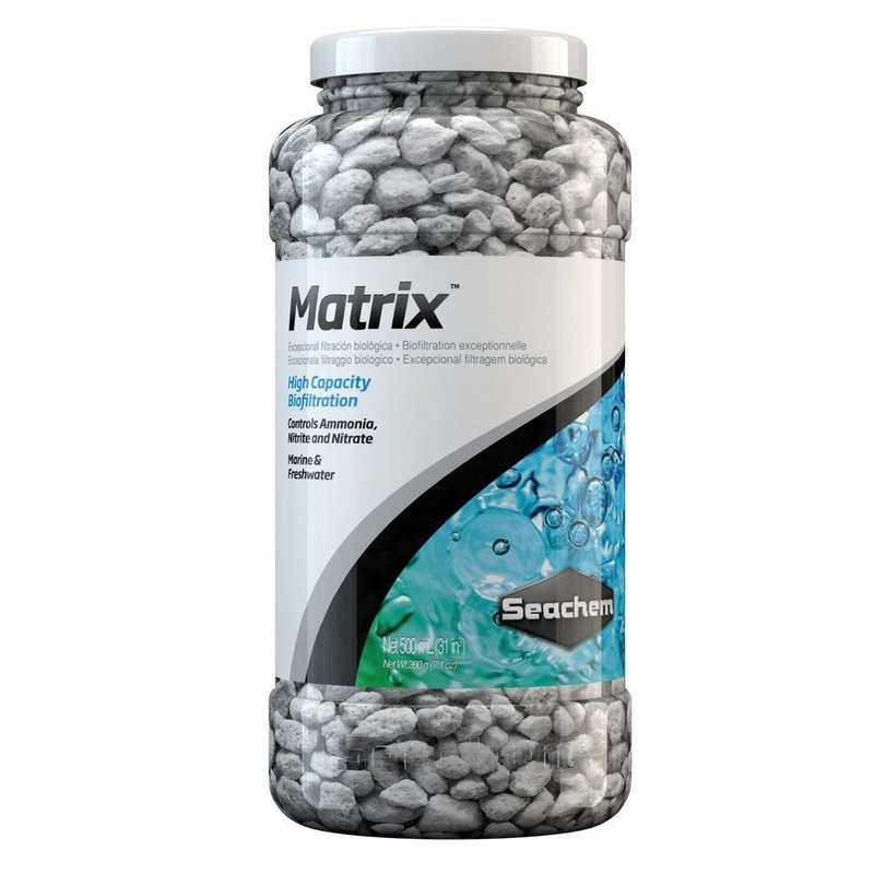 Matrix, Seachem Premium Biofilter Support Media 500ml