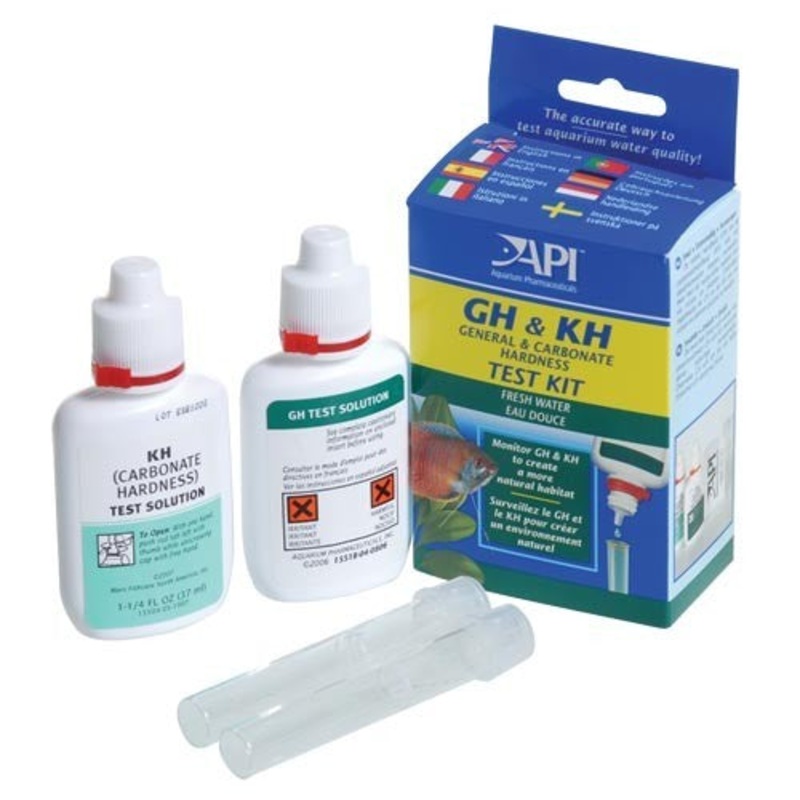 API GH & KH Kit de test de duret gnrale et carbonate - Eau Douce