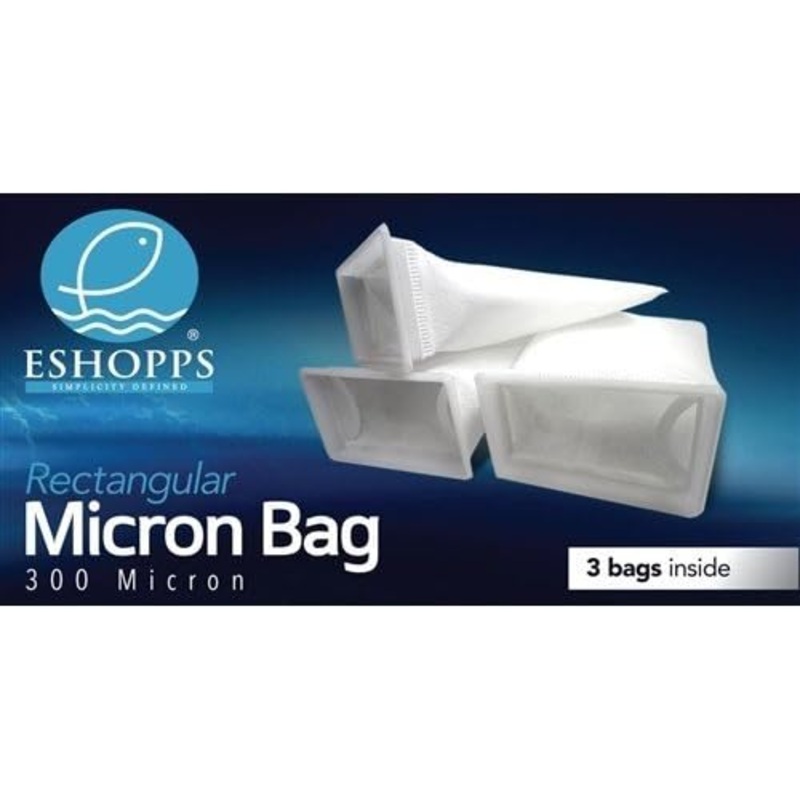 Eshopps Rectangle Micron sac 3 pack