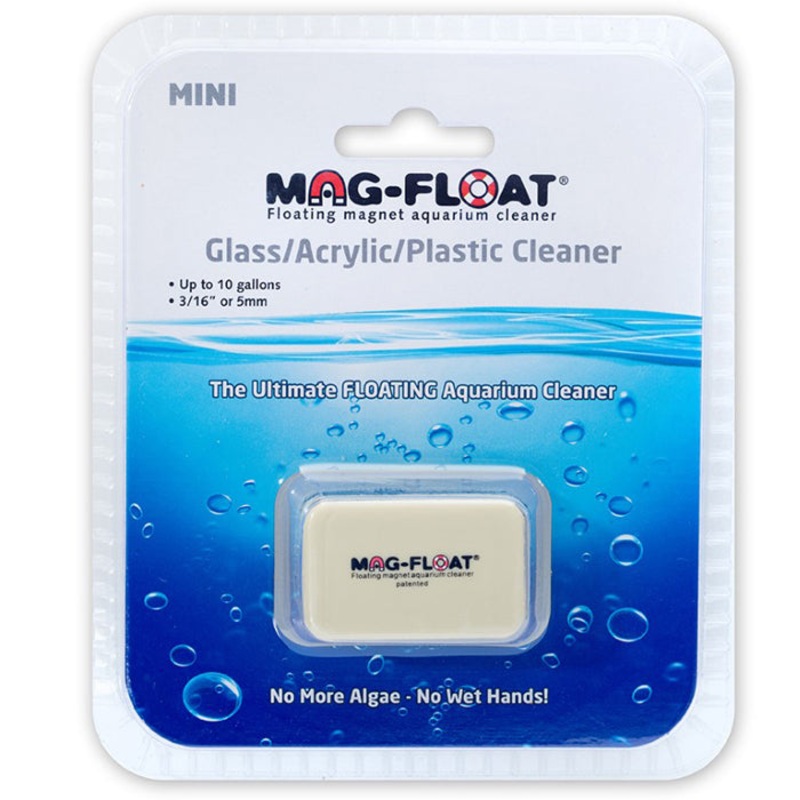Mag-Float 25 Mini  Nettoyeur Magntique Flottant pour Petits Aquariums (3/16  4,76 mm)