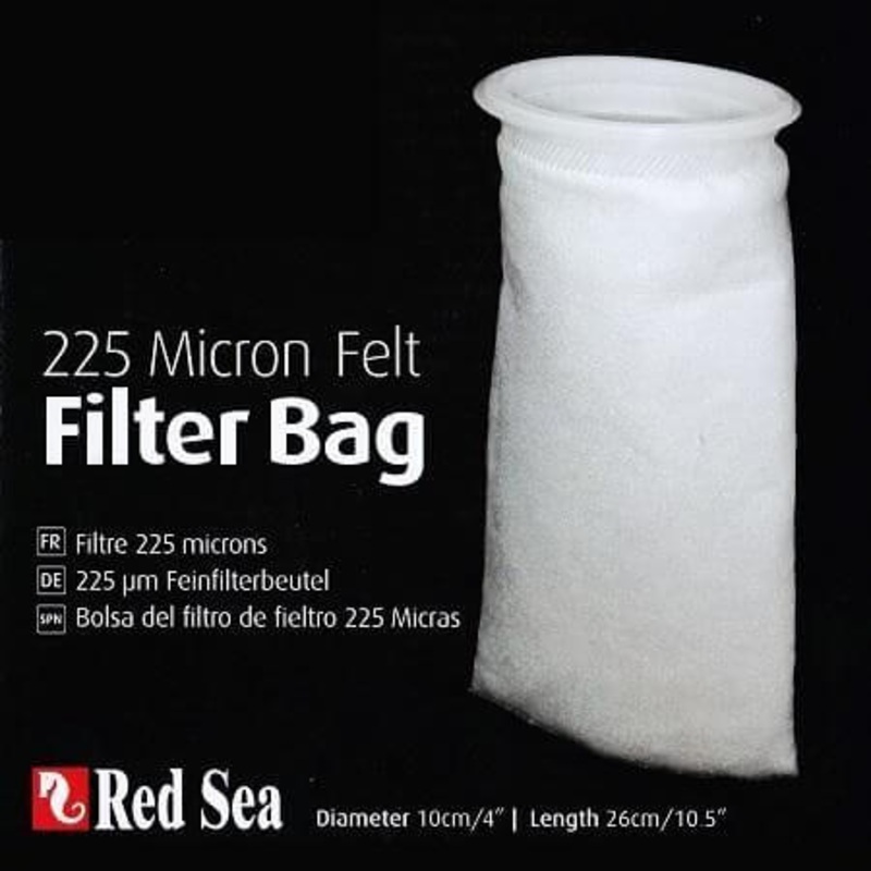 Red Sea 225 Micron Felt Filter Bag 4x10.5  Chaussette de Filtration Rutilisable