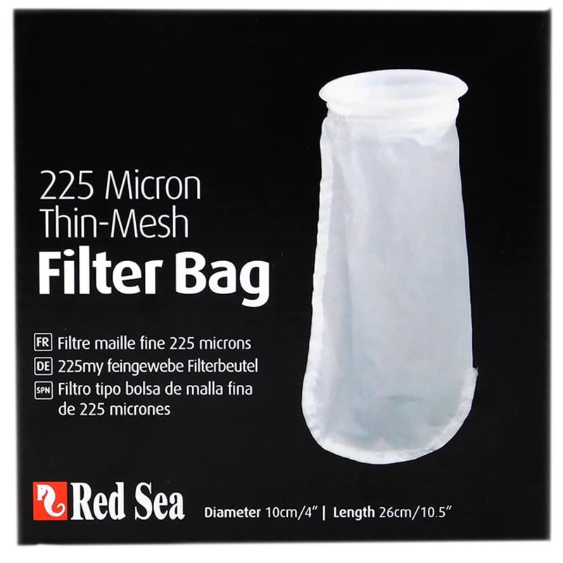 Red Sea 225 Micron Mesh Filter Bag 4x10.5  Chaussette de Filtration Durable