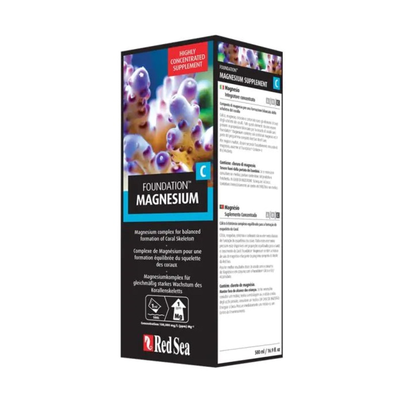 Red Sea Foundation C (Mg) 500ml  Stabilisateur de Magnsium pour Aquariums Rcifaux