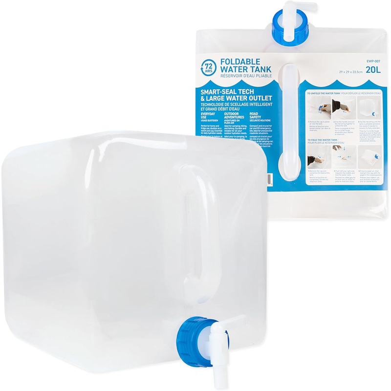 5 Gallons Rcipient de Stockage dEau Pliable  Avec Eau Osmose